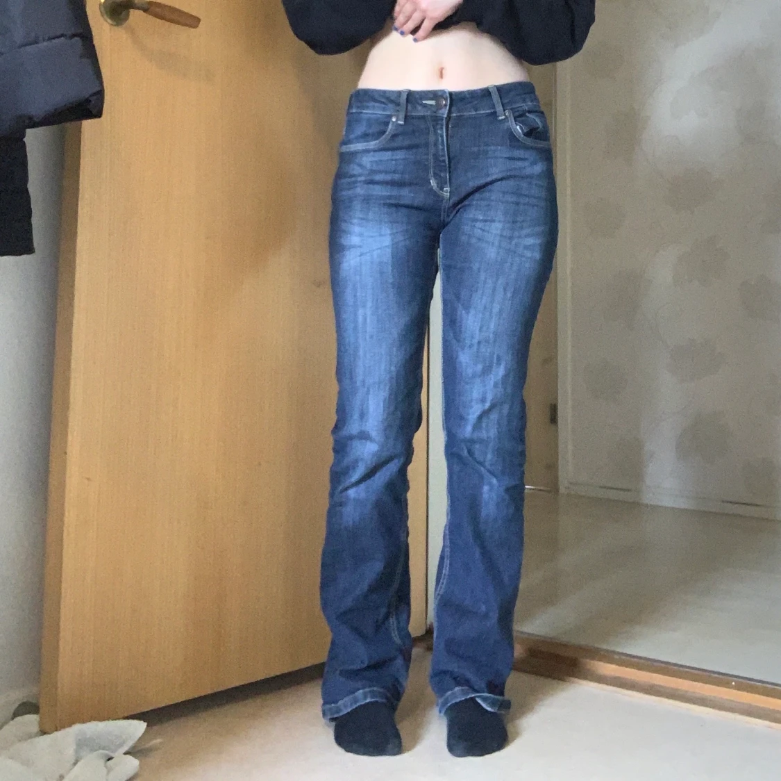 Lågmidjade jeans