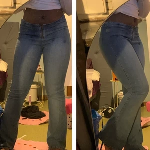 Bootcut jeans!  - Ett par sjukt snygga vintage jeans i 38! Såå snygga och stretchiga!