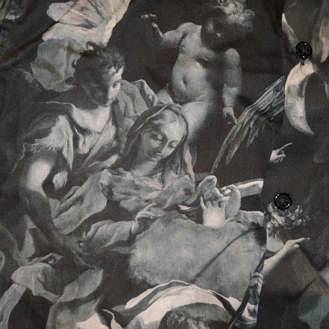 Skön skjorta med tryck - 90