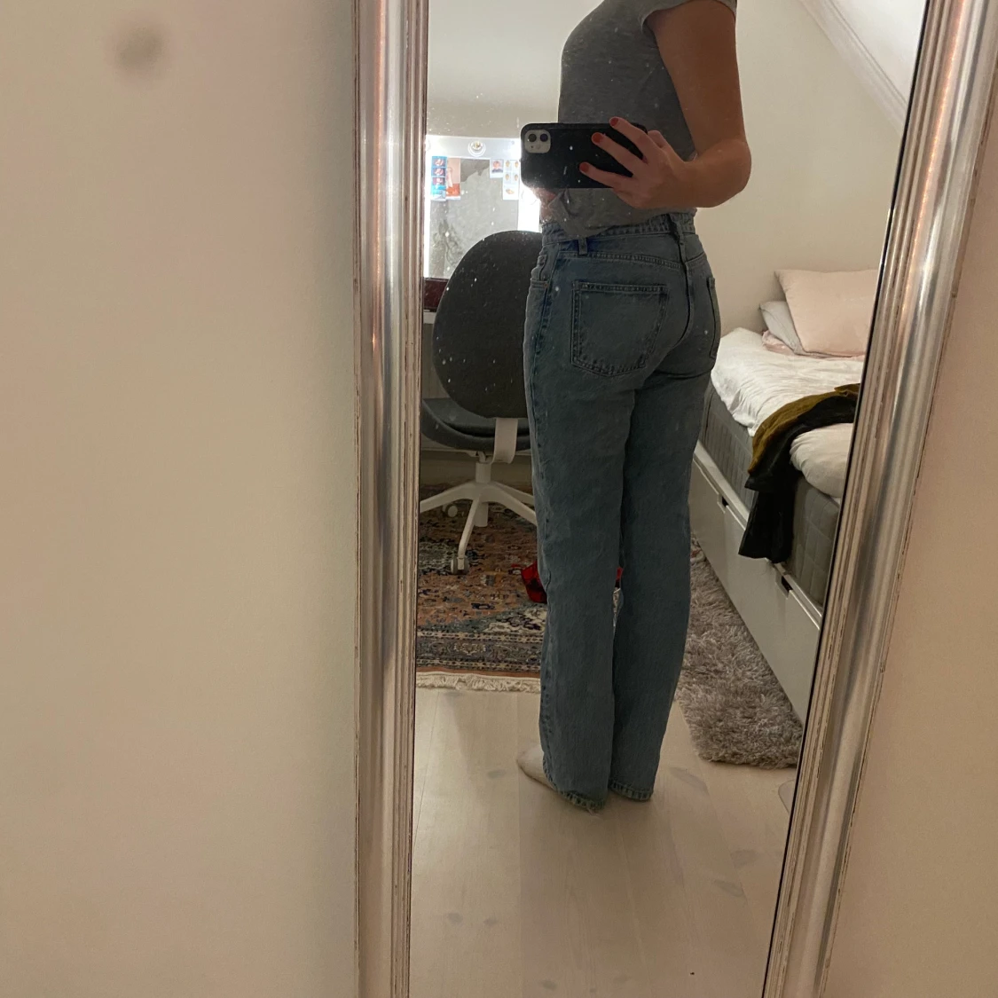 Low/midrise Zara byxor  - 90