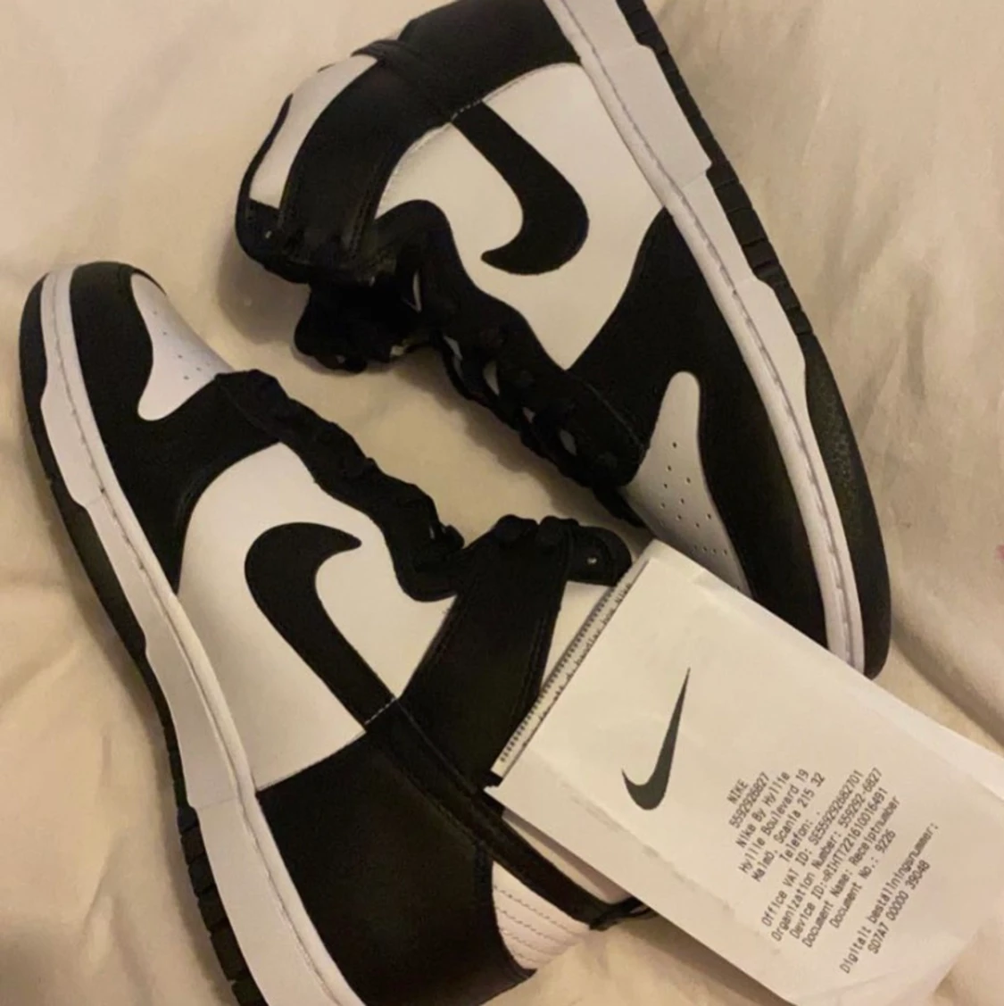 Nike panda dunks high  - 90