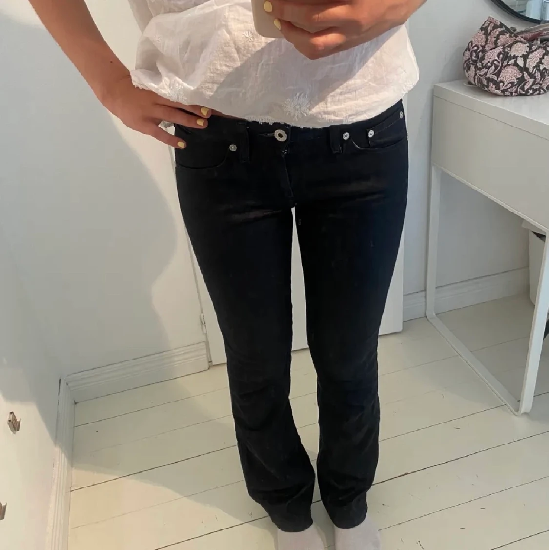 Lågmidjade jeans