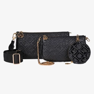 SILVIO TOSSI | BAG - Väska från Silvio Tossi i modellen Multi Pochette. Kommer tre delar, justerbar band och en guldkedja. Går att användas på olika sätt. Nypris 4280kr. 