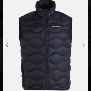 Peak Performance Väst - En riktigt fin Peak Performance Väst!  Vid intresse kan skickas fler bilder. Skick: 10/10 (inga hål eller defekter) Färg: Svart/Mörk blå Nypris: 1800kr