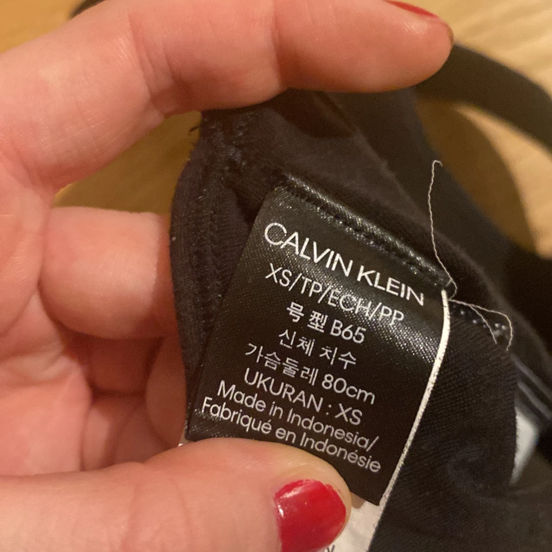Svart Calvin Klein topp - 91