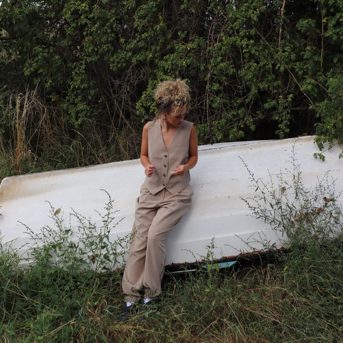 set av väst och kostymbyxor - 91