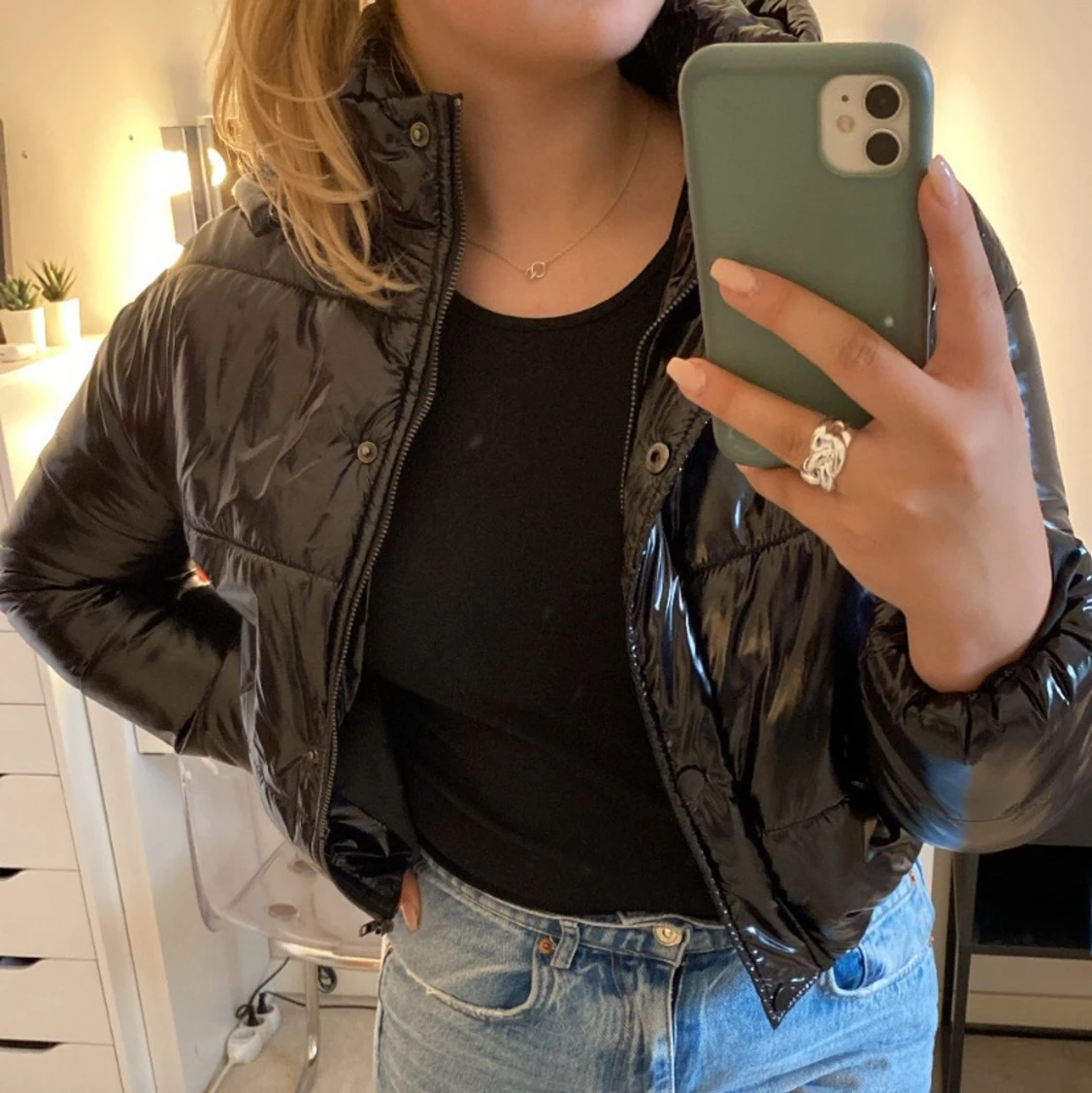 Svart vinterjacka! - 90