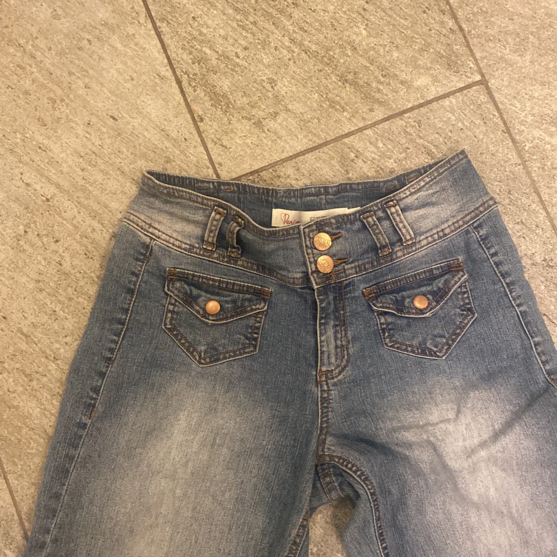 Snygga vintage jeans