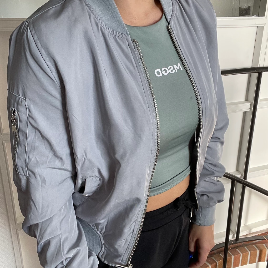 Bomberjacka blå/grå - 91