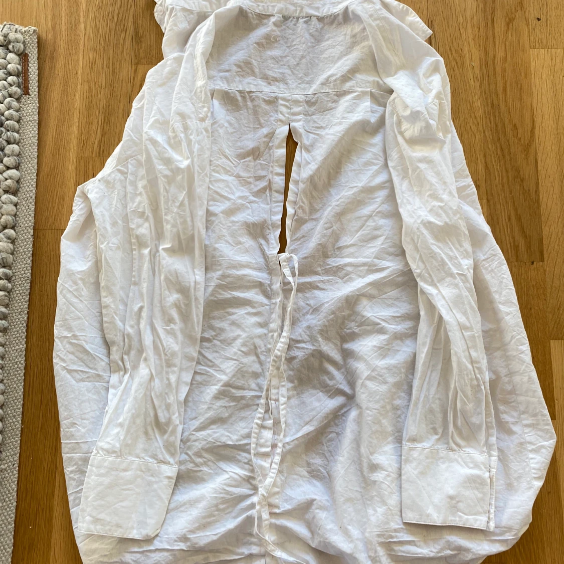 Oversized vit skjorta - 90