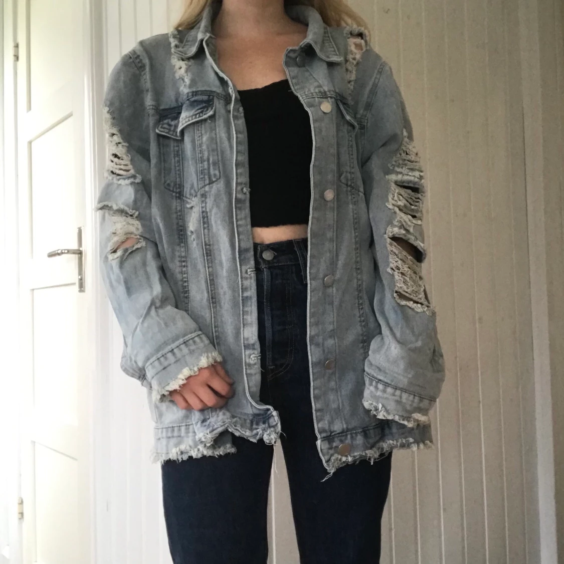 Overzised jeansjacka