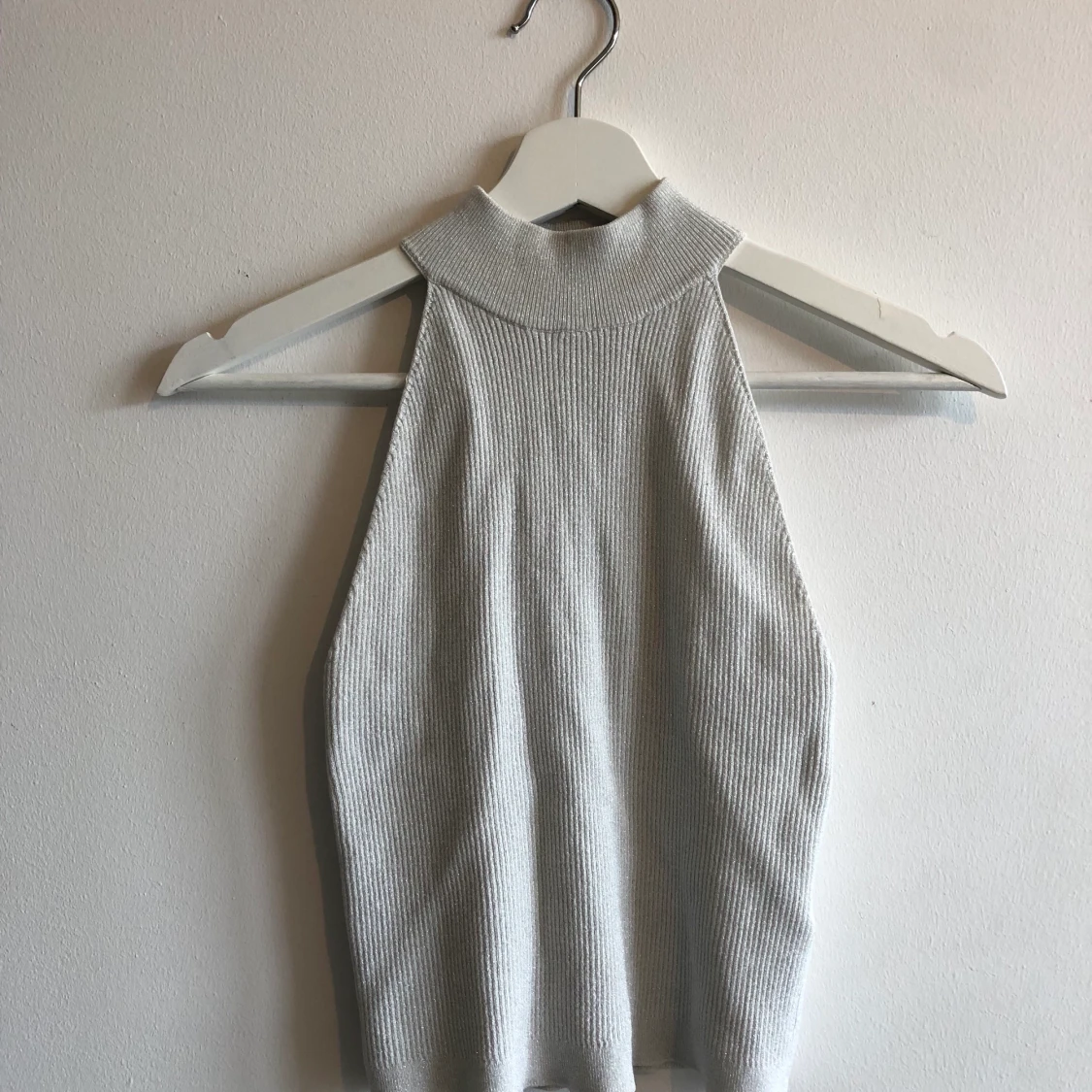 Glittrig silver topp - 91