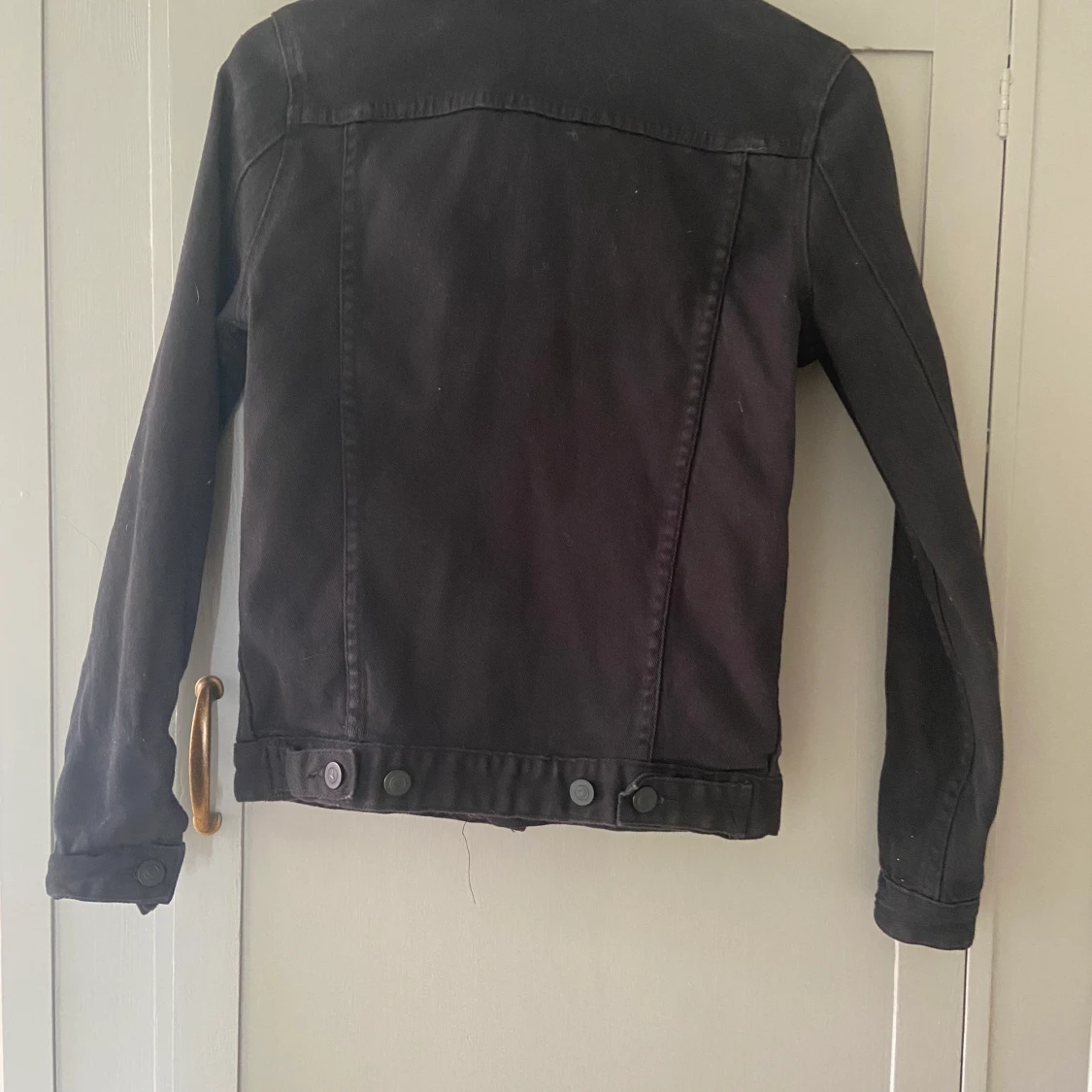 Svart jeans jacka stl 2xs - 91