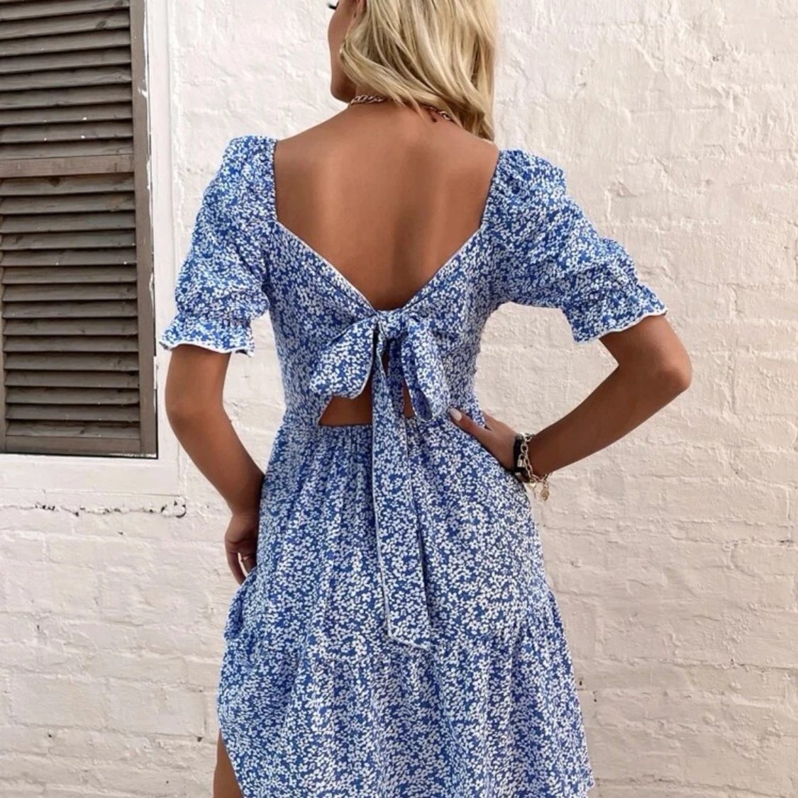 Blå klänning💙 - 90