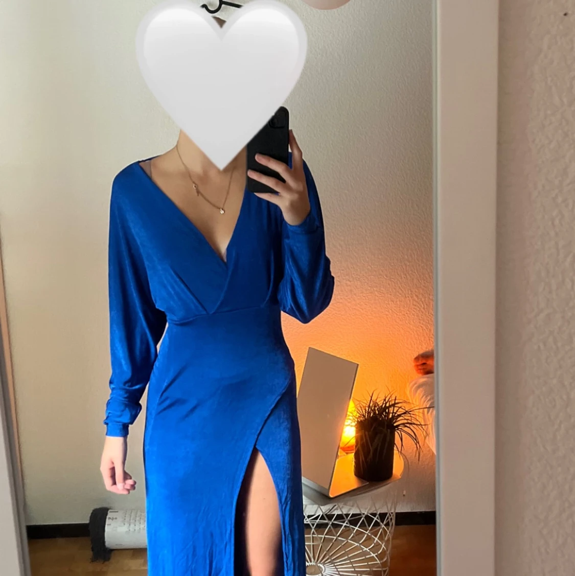 Långärmad klänning