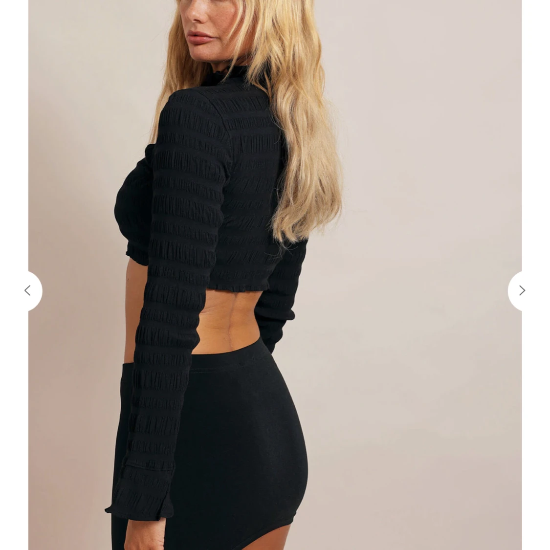 Croppad blus Chiquelle - 90