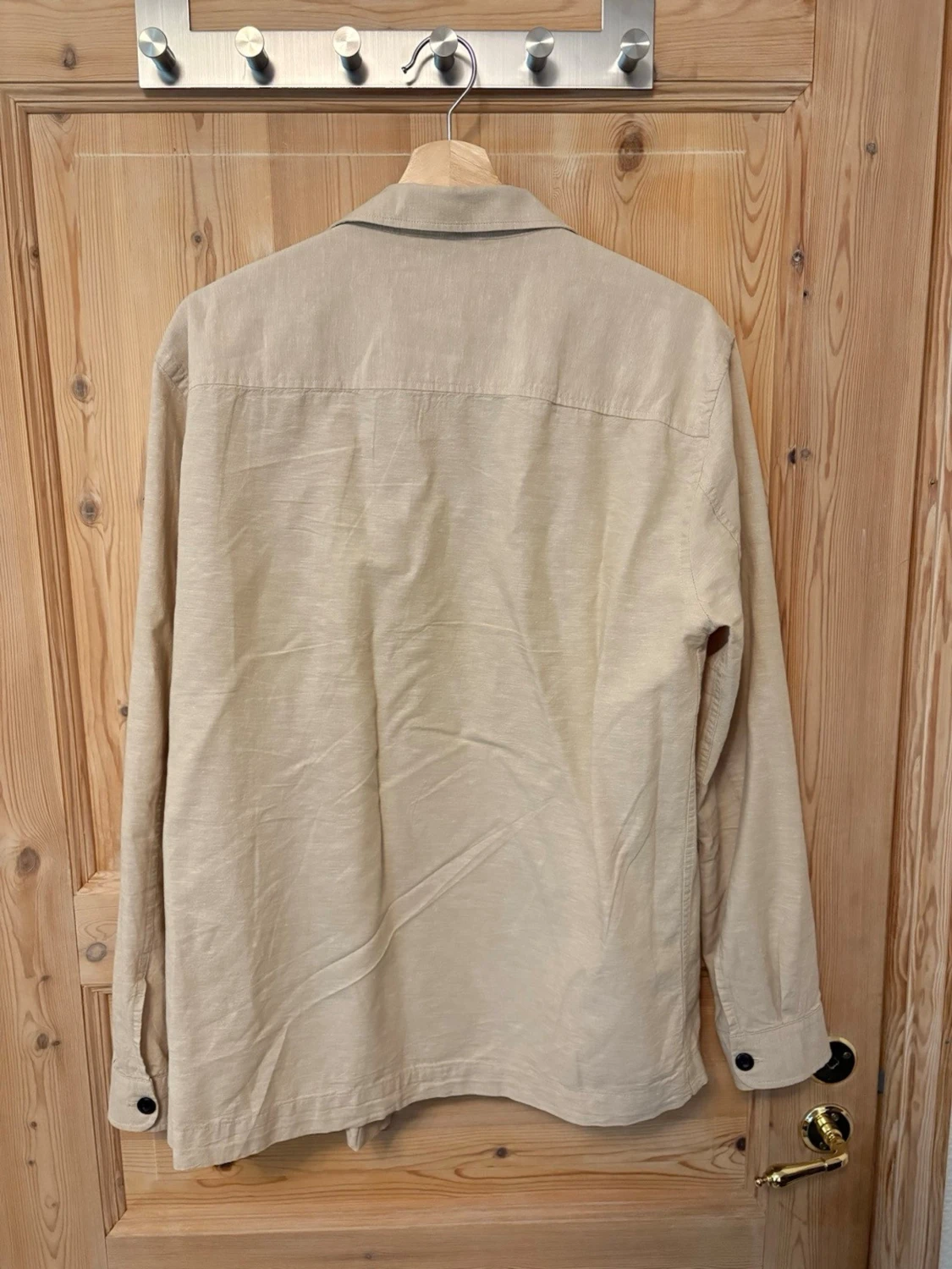 Beige linneskjorta från Selected Homme - 1