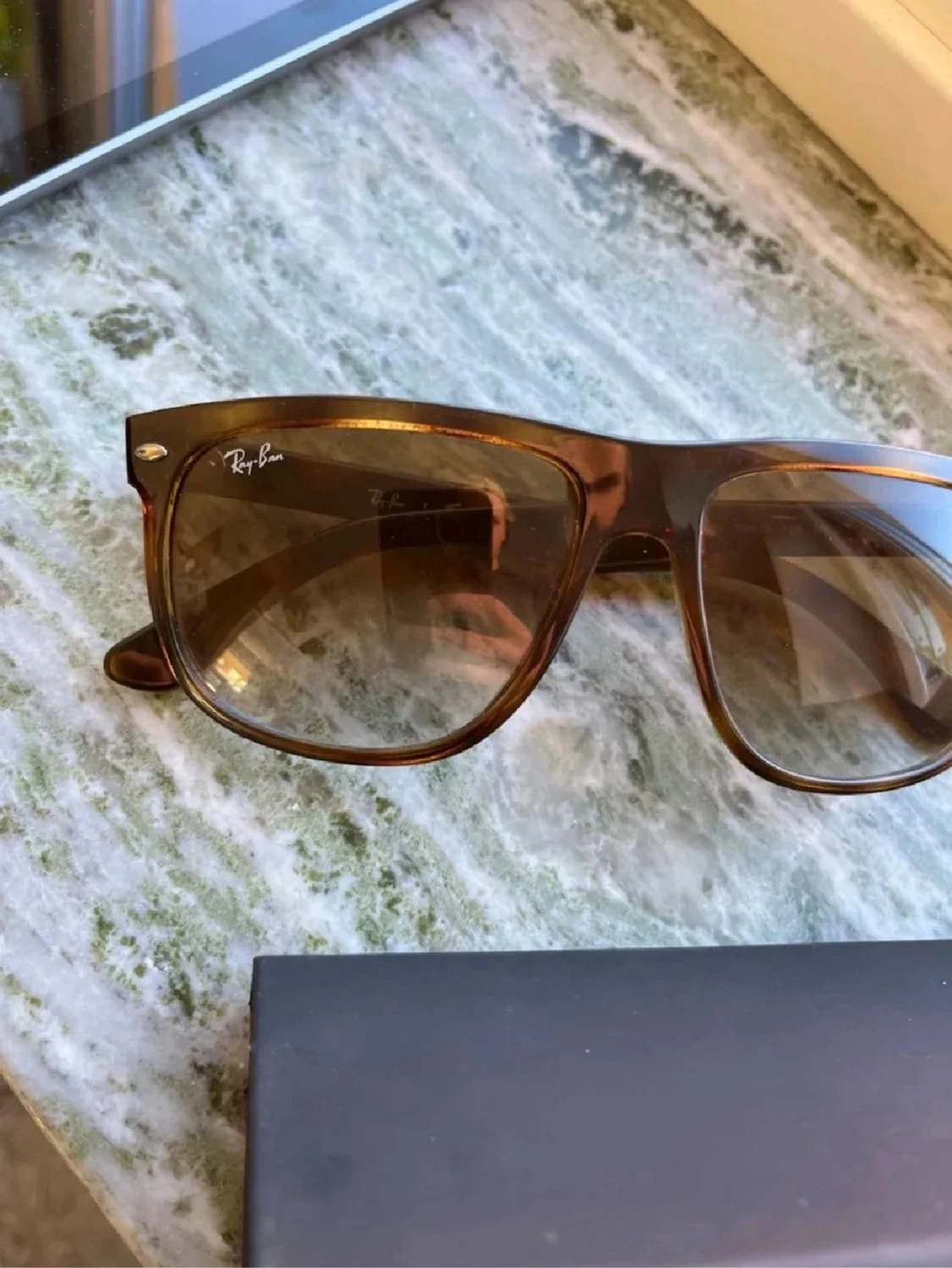 Bruna Wayfarer solglasögon Ray-Ban - 1