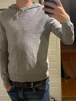 Grå Sayless Kashmir hoodie ( 158 - 168 cm ) - En grå sayless kashmir hoodie som jag inte exakt vet storleken på men som jag tror passar ungefär 158-168cm. Den är i fin fint skick, priset är bara lågt för jag vill få den såld. Jag är 173 cm.