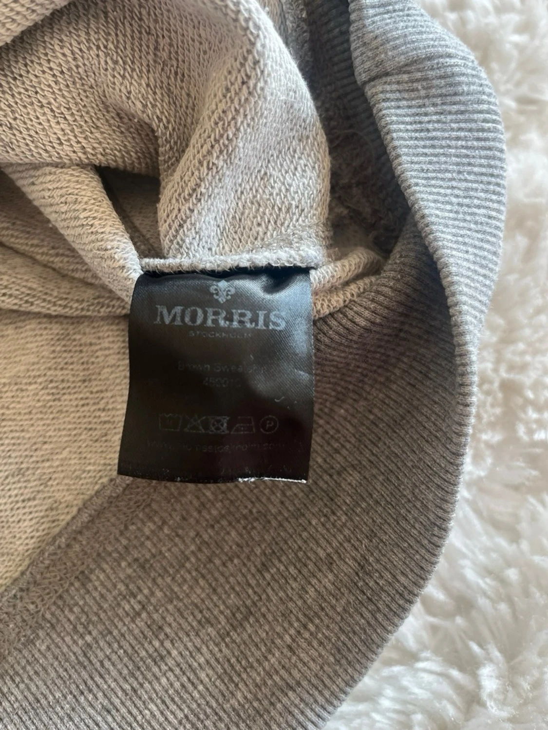 Morris sweatshirt med logga i grå - stl M - 5