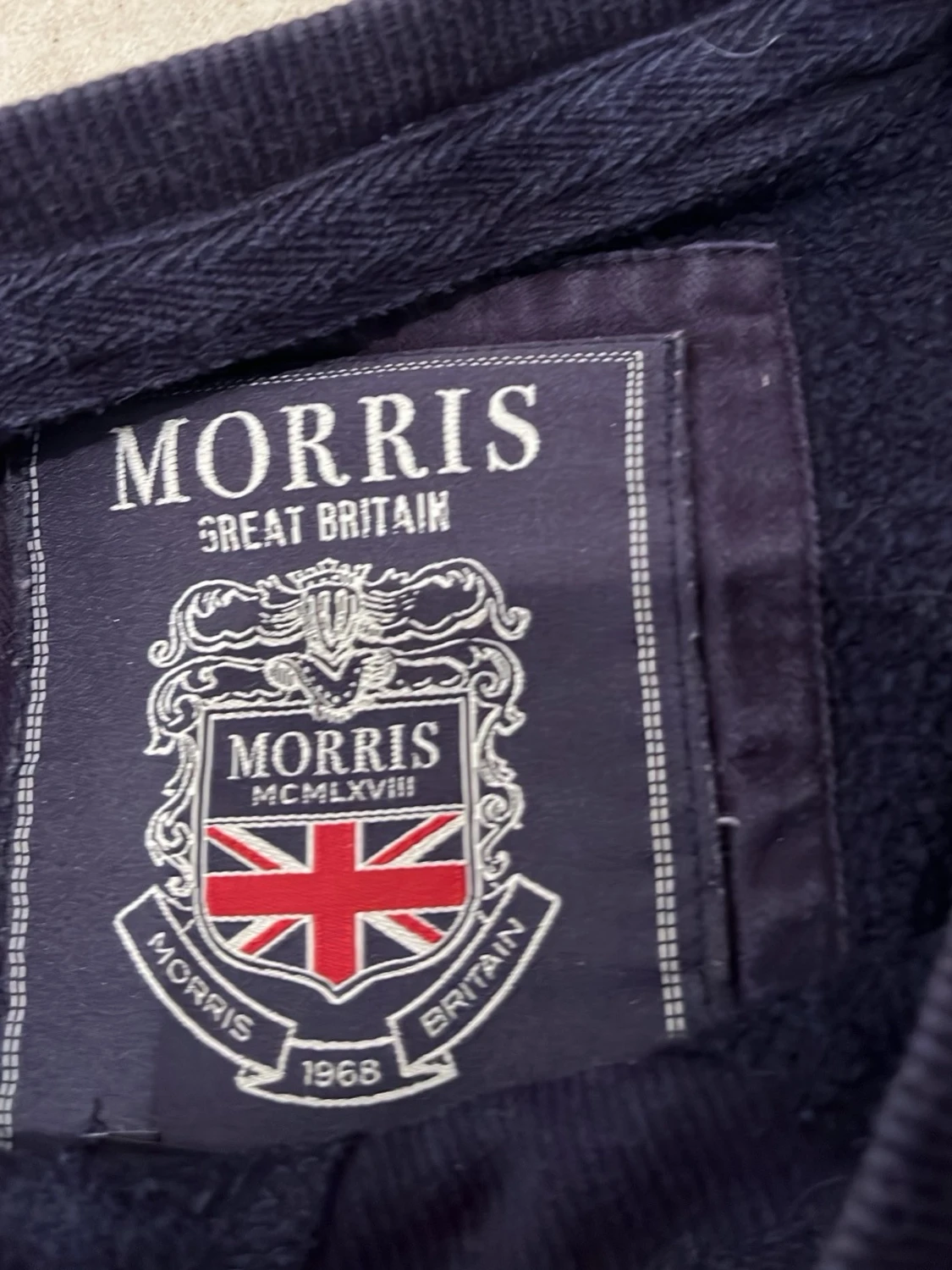 Marinblå sweatshirt från Morris - 3