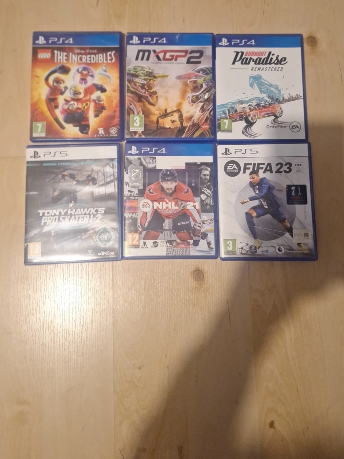 Massa olika spel alla är mycket bra skick
