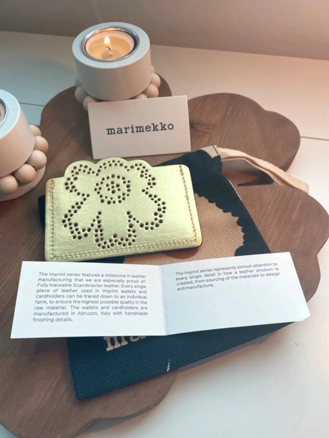 Marimekko Unikko Imprint card holder - 5