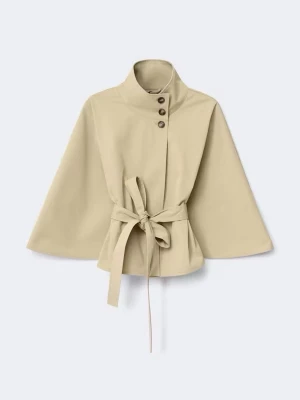 Beige trenchcoat - Jättefin slutsåld beige poncho trenchcoat från Gina Young 14+ i storlek XS/S! Endast provad, skriv för bilder💕