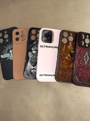 Iphone 15 pro och 16 pro skal - Alla 6 st för 300kr eller 80 kr st