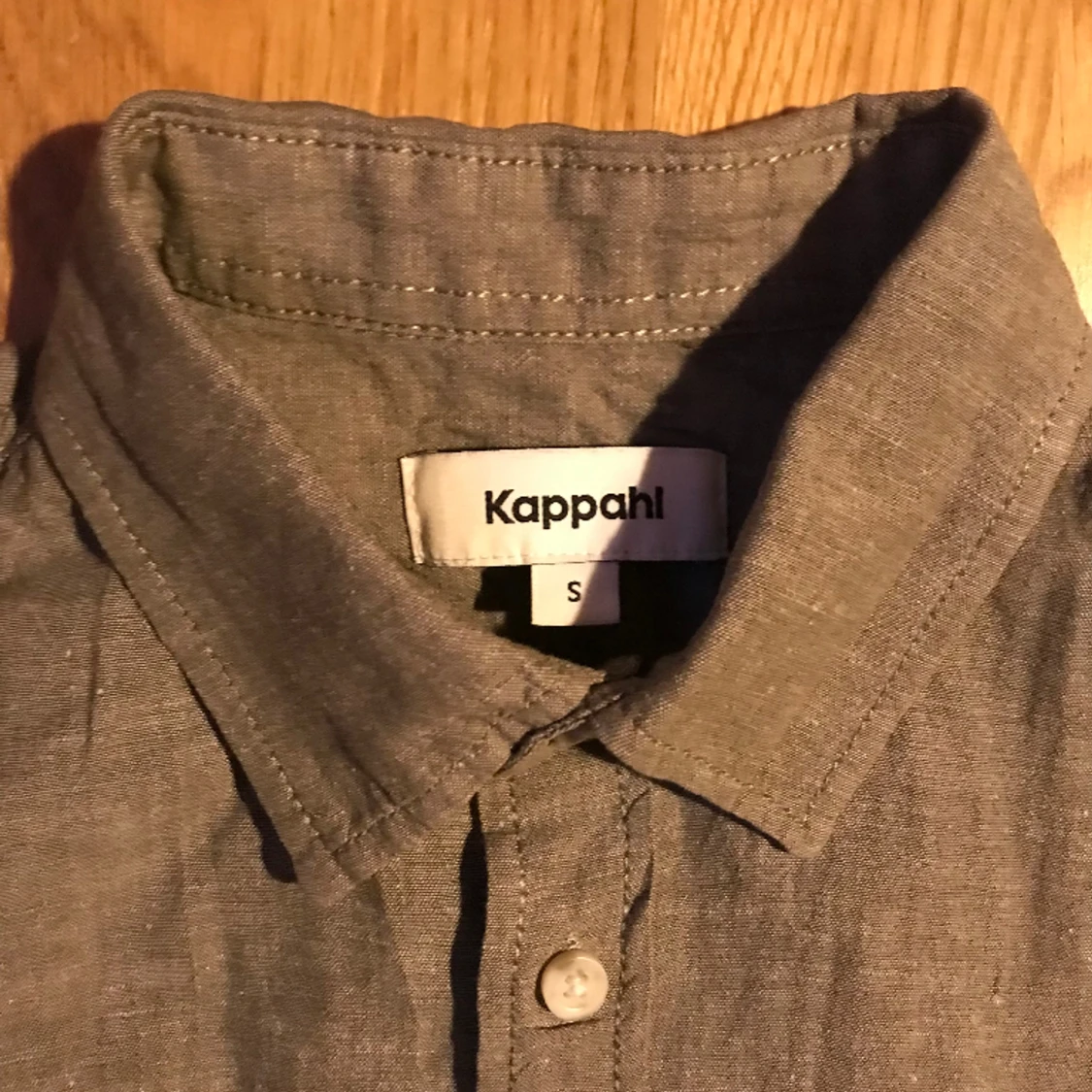 Fin kortärmad skjorta (S) - 90