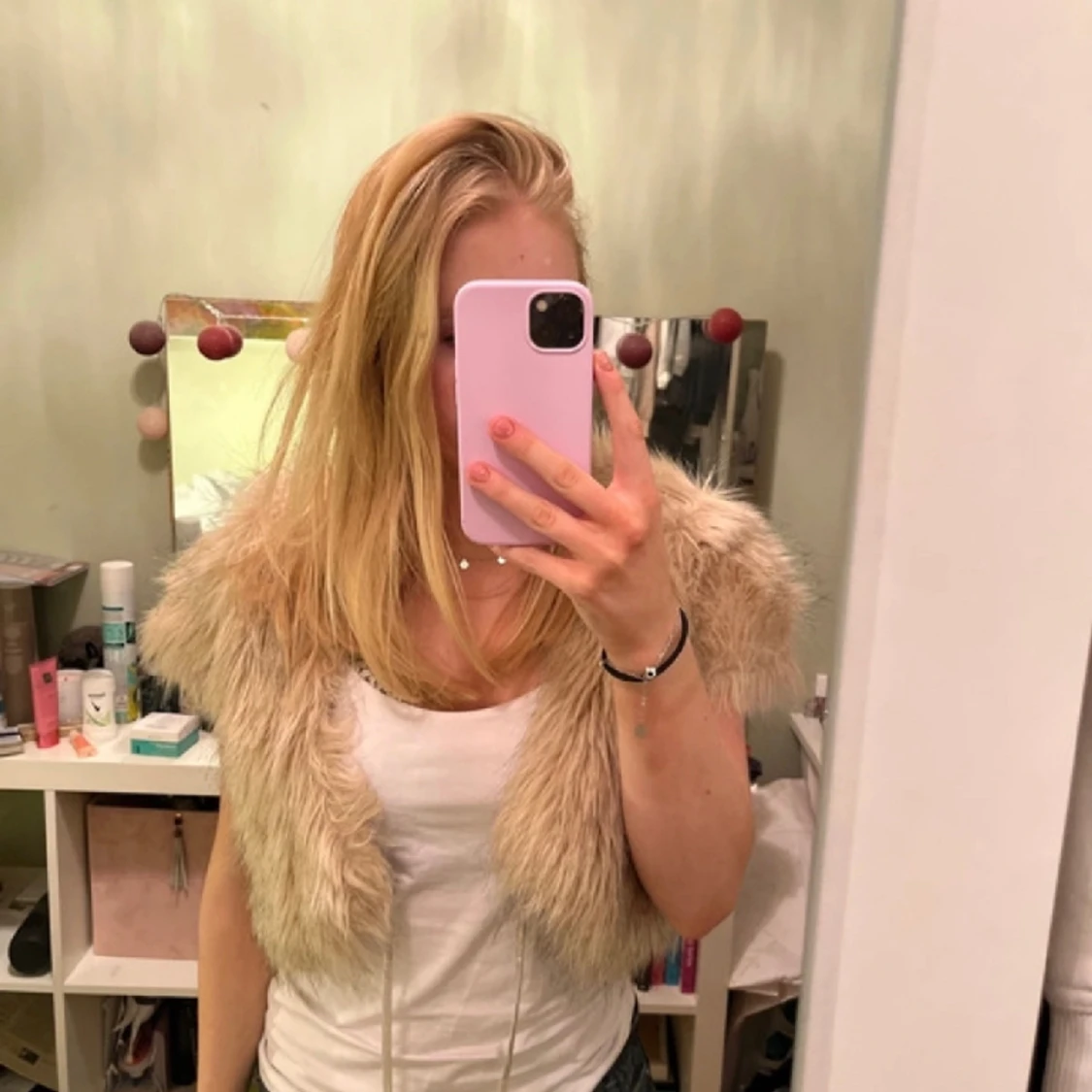 Fin pälskofta  - 90