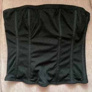 Y2k svart gotisk korsett goth alternative - Y2K goth korsett 80B