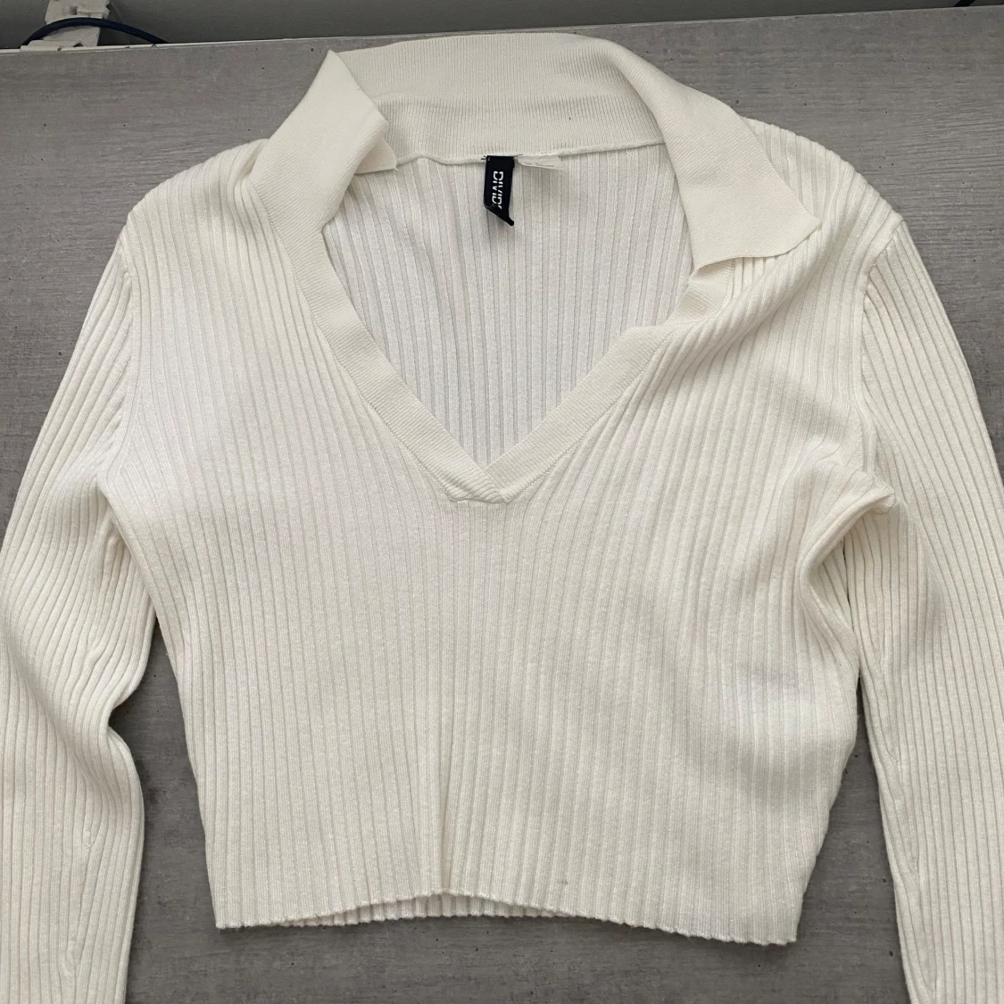 Vit långärmad tröja - 91