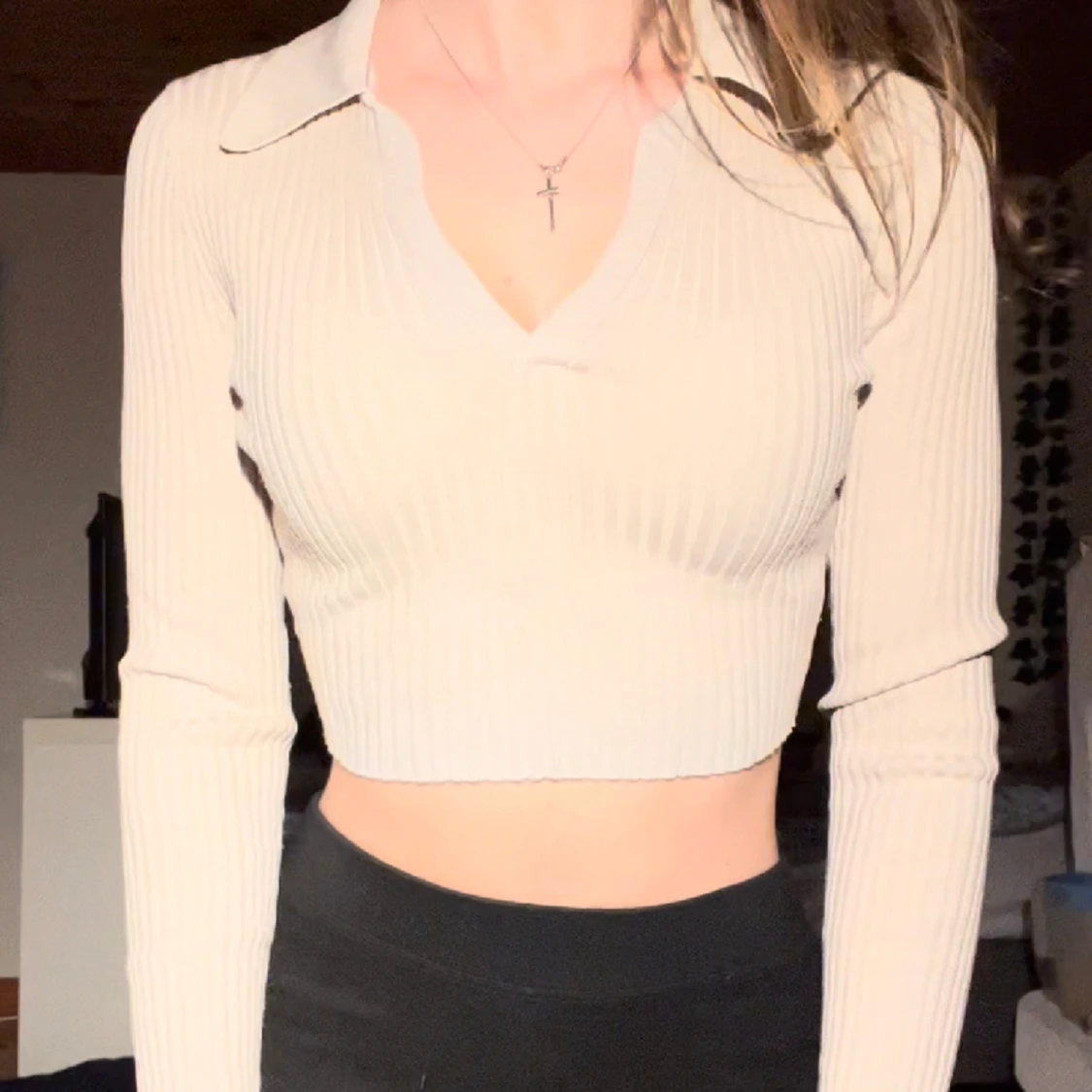 Långärmad tröja🤍 - 90