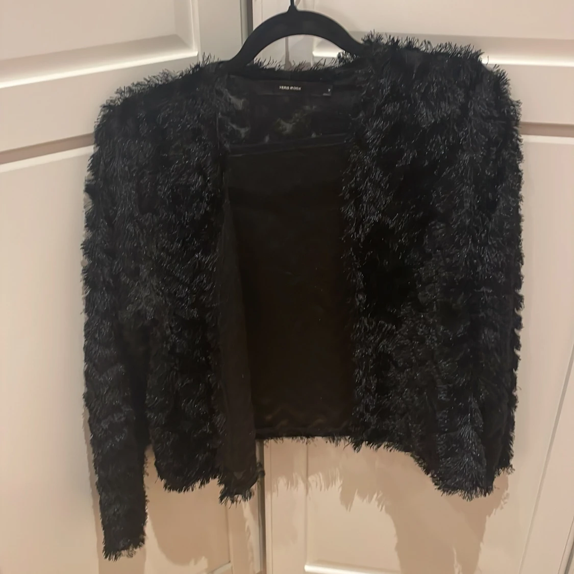 Trendig päls kofta
