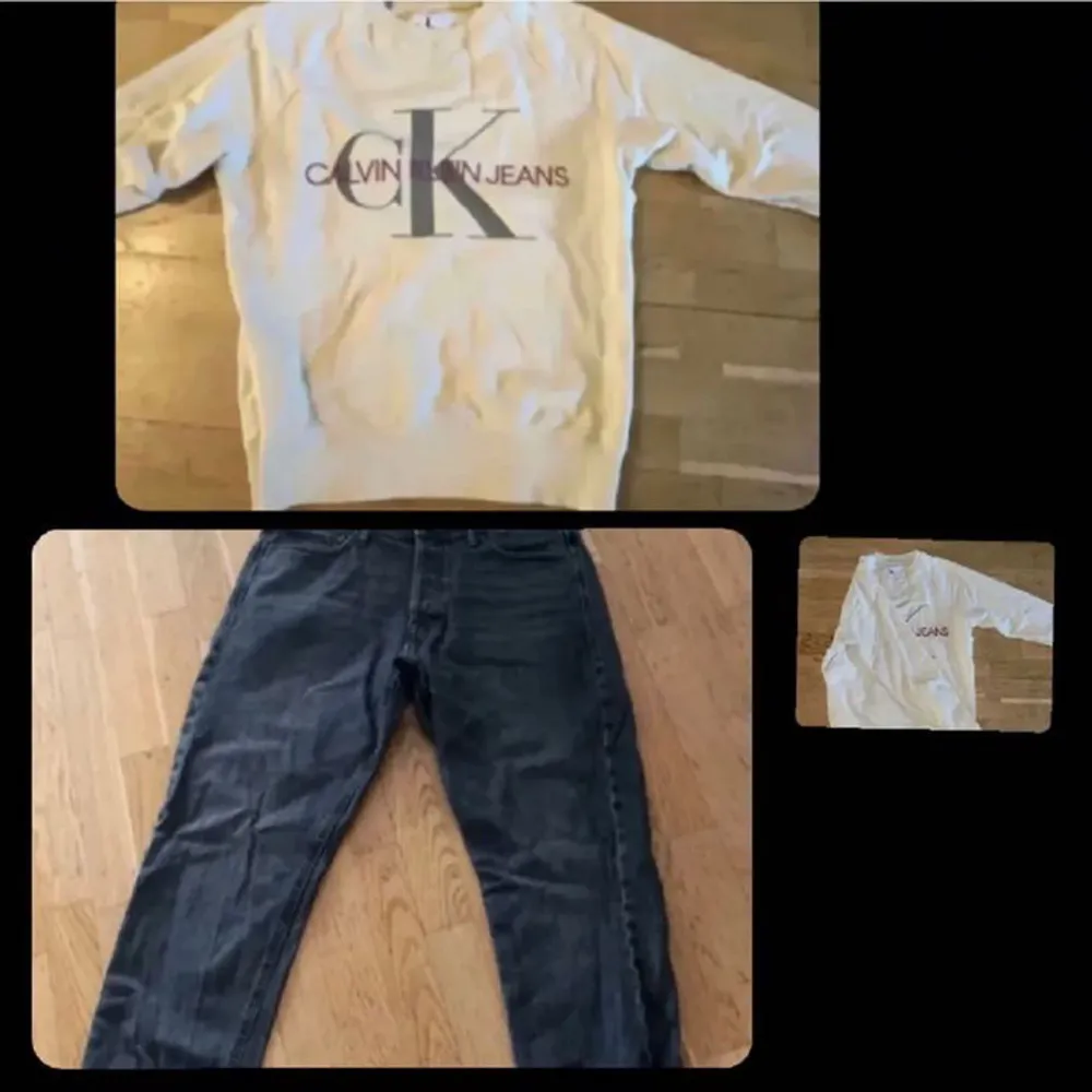 Calvin klein tröja: storlek medium Jack&Jones chris loose: 33/32. Jeans & Byxor.