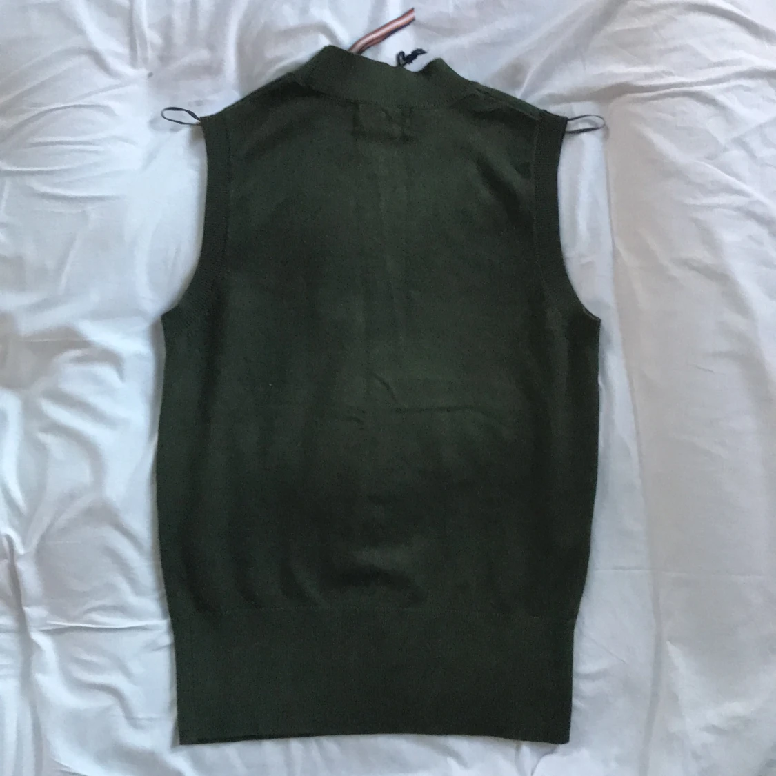 Olivgrön tygväst - 90