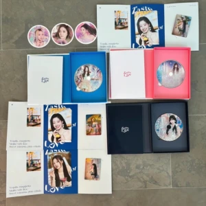Twice Taste of Love Album Set - Set includes version Taste, Fallen and In Love + all inclusions.  Condition: Good used  
