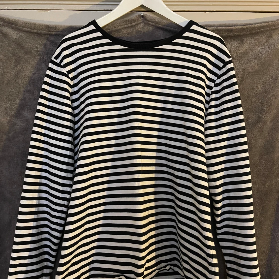 Långärmad randig tröja H&M