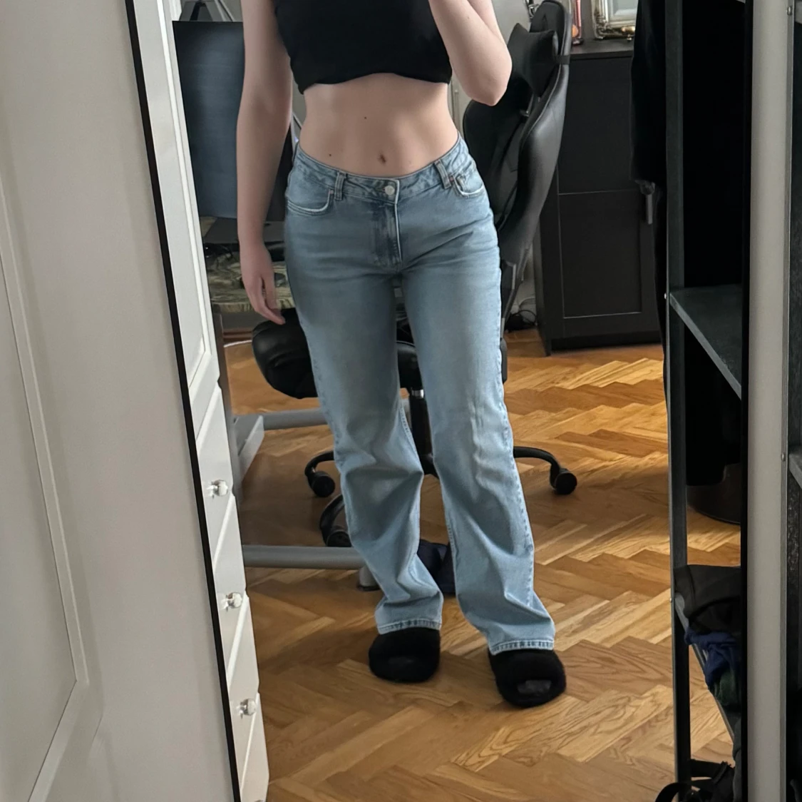 Mid waist jeans bikbok - 90