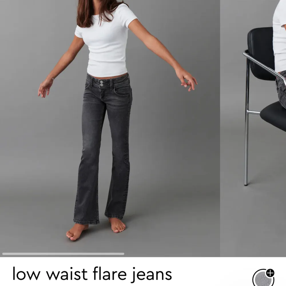  säljer nu dessa så himla snygga trendiga gina Tricot Young jeans som är helt slutsålda❤️❤️. Jeans & Byxor.