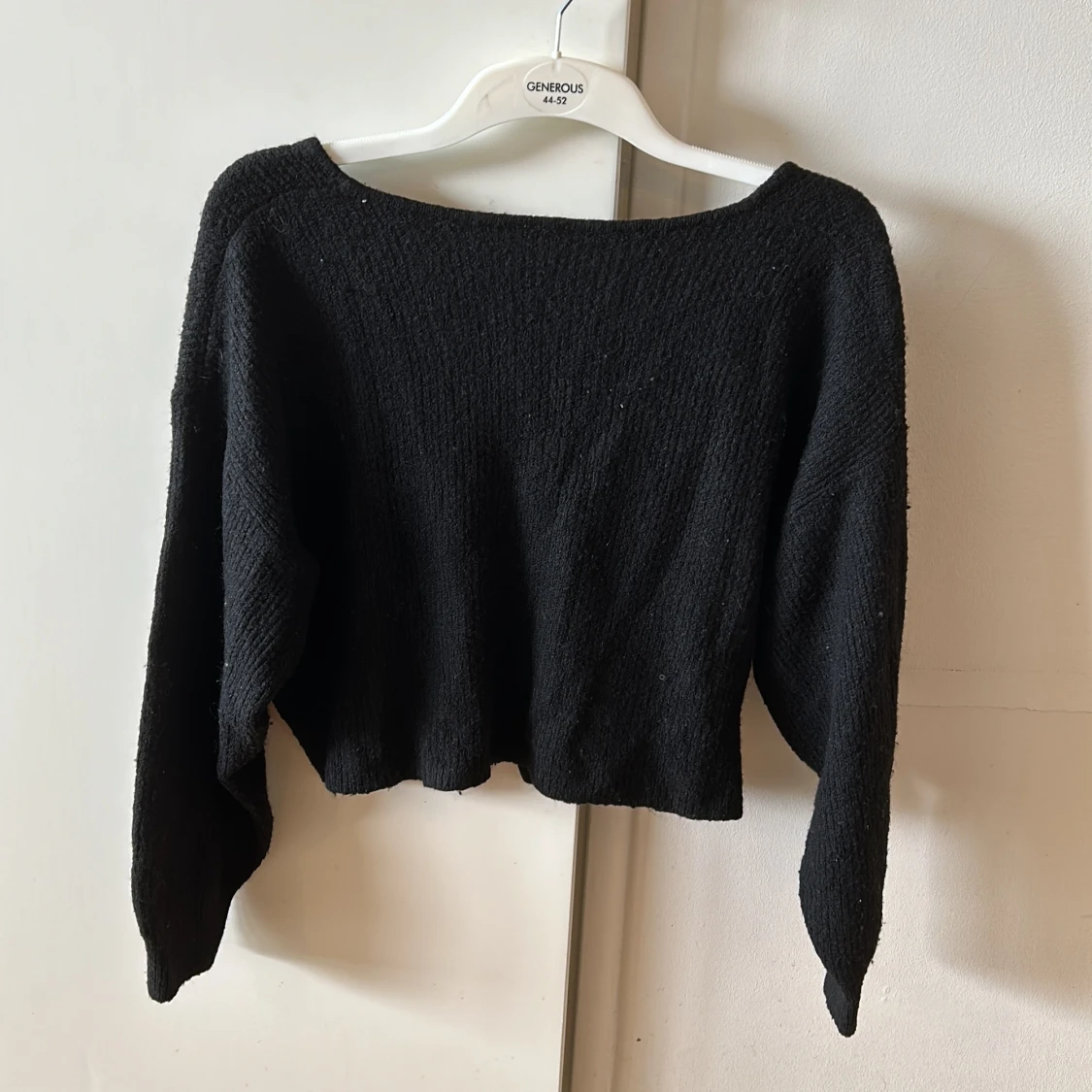 Stickad tjocktröja  - 90