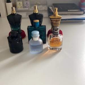 Alla Jean Paul Gaultier 2ml40kr/5 ml80kr/10 ml 140 Versace Eros edt 2ml20kr/5ml 40kr/10ml70kr Dolce and Gabbana light blue intense 2ml40kr/5ml80kr/10ml140kr Azzaro most wanted edp 2ml40kr/5ml80kr/10ml140kr Stronger with you 2ml25kr/5ml50kr/10ml90kr