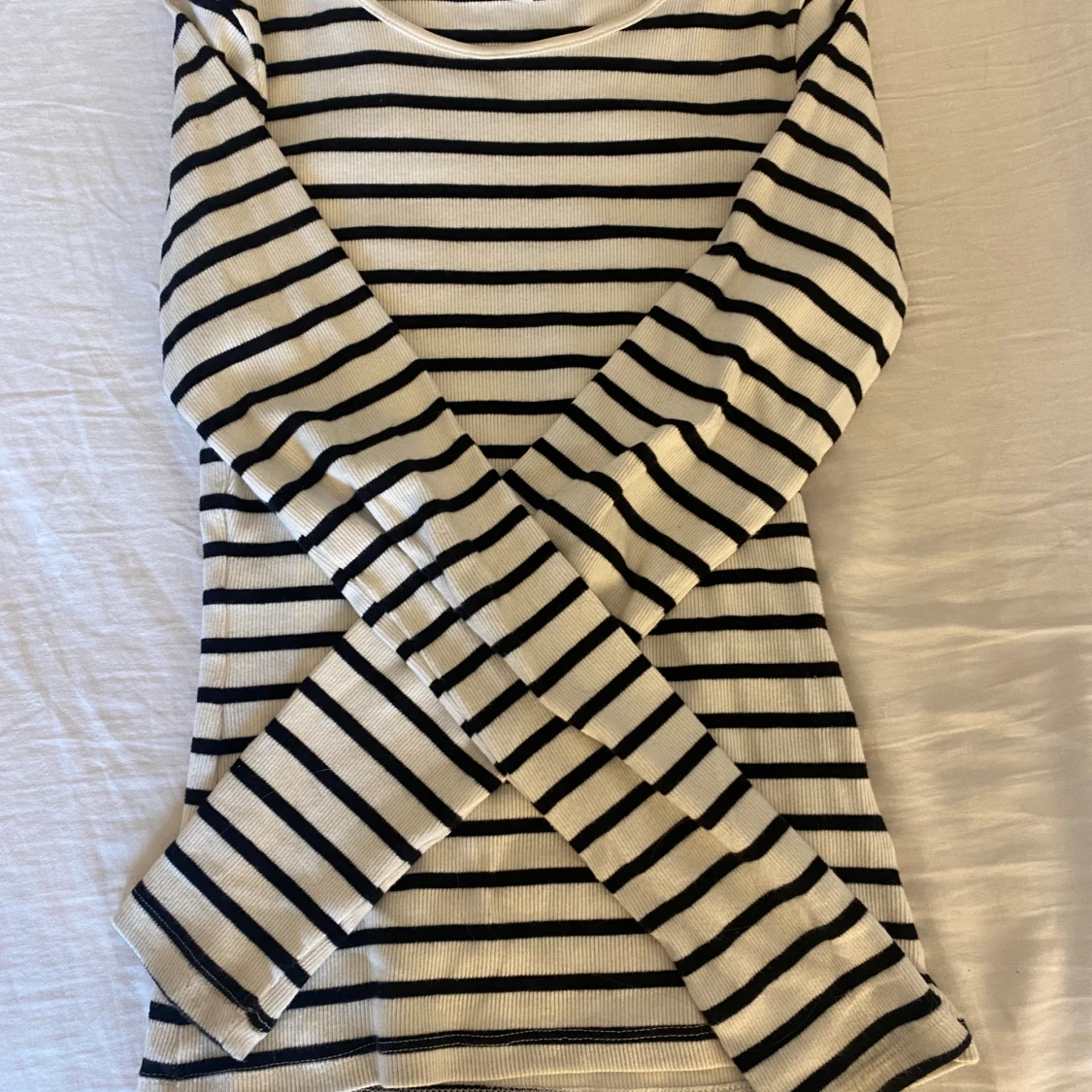 Randig tajt tröja - 90