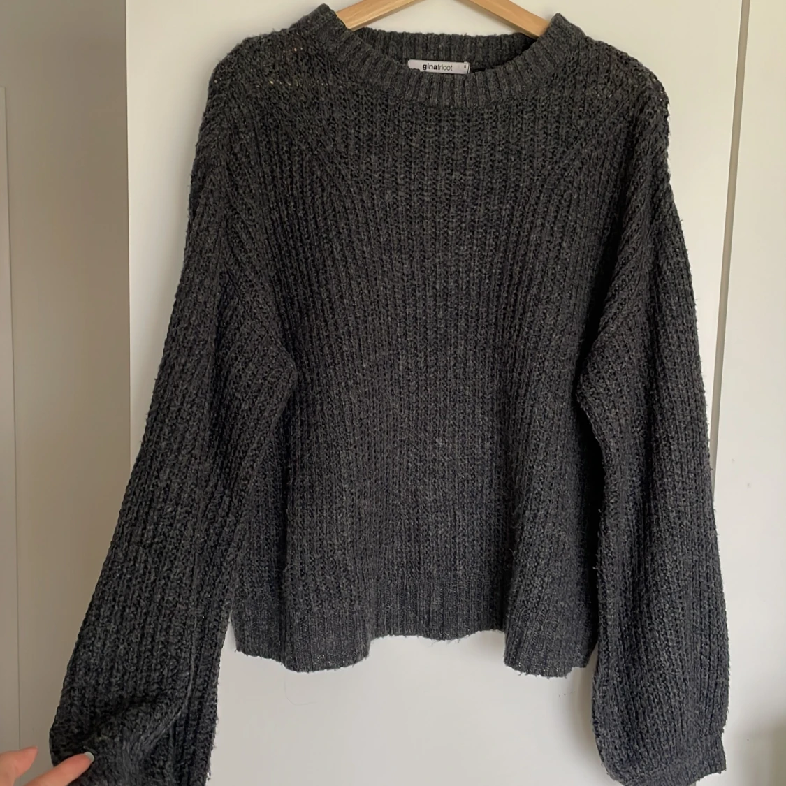 Mysig oversized stickad tröja!