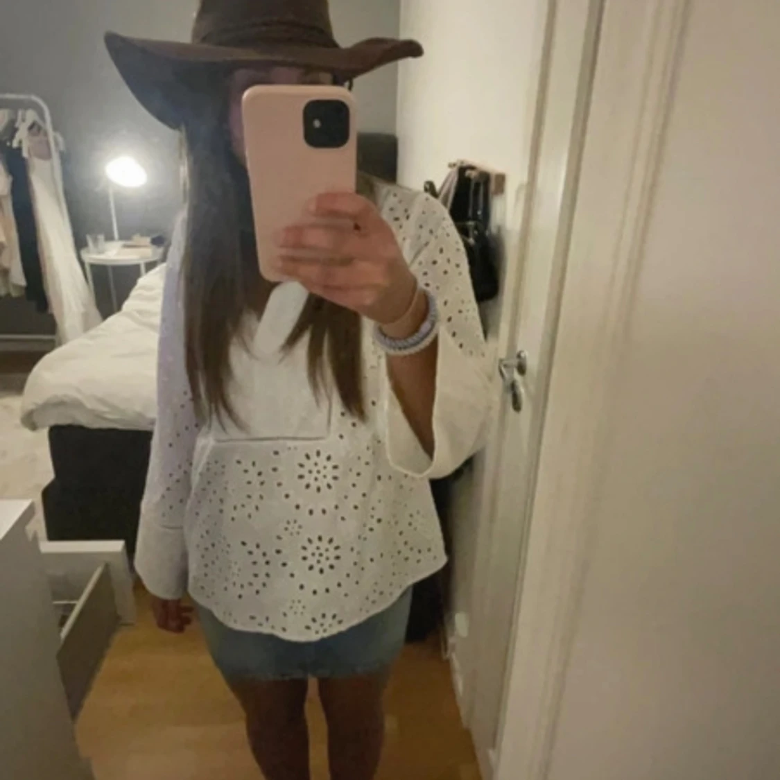 Vit blus zara