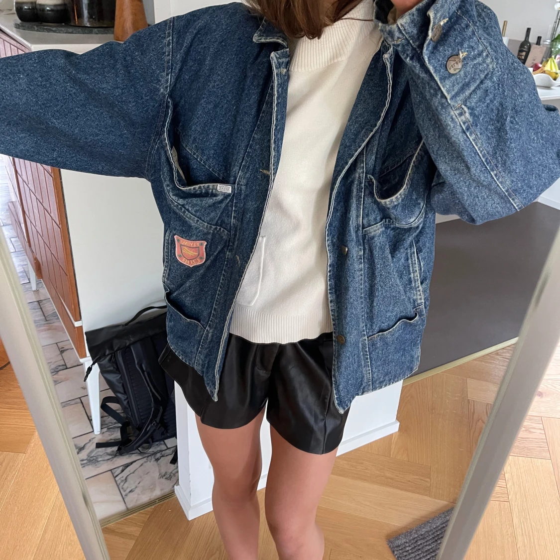 Oversized jeansjacka - 90