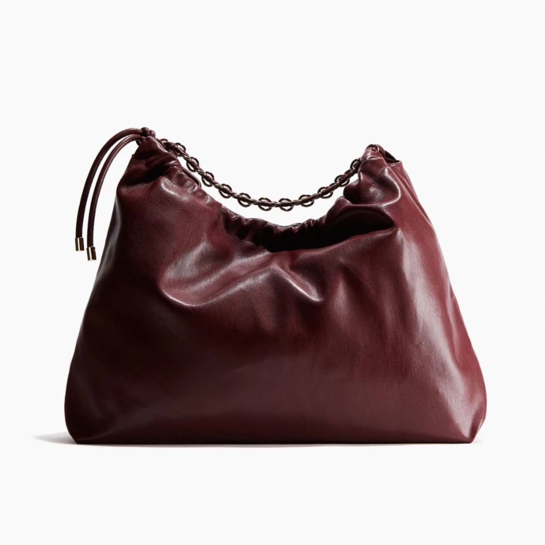 Vinröd hm väska - 90