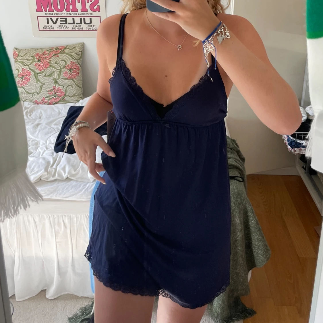 Blå klänning  - 90