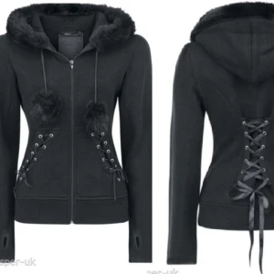 Corset hoodie - En av mina absoluta favoriter😭😭😭Köpt på EMP för cirkus 2 år sen, kommer inte till användning <\3 pris kan diskuteras 